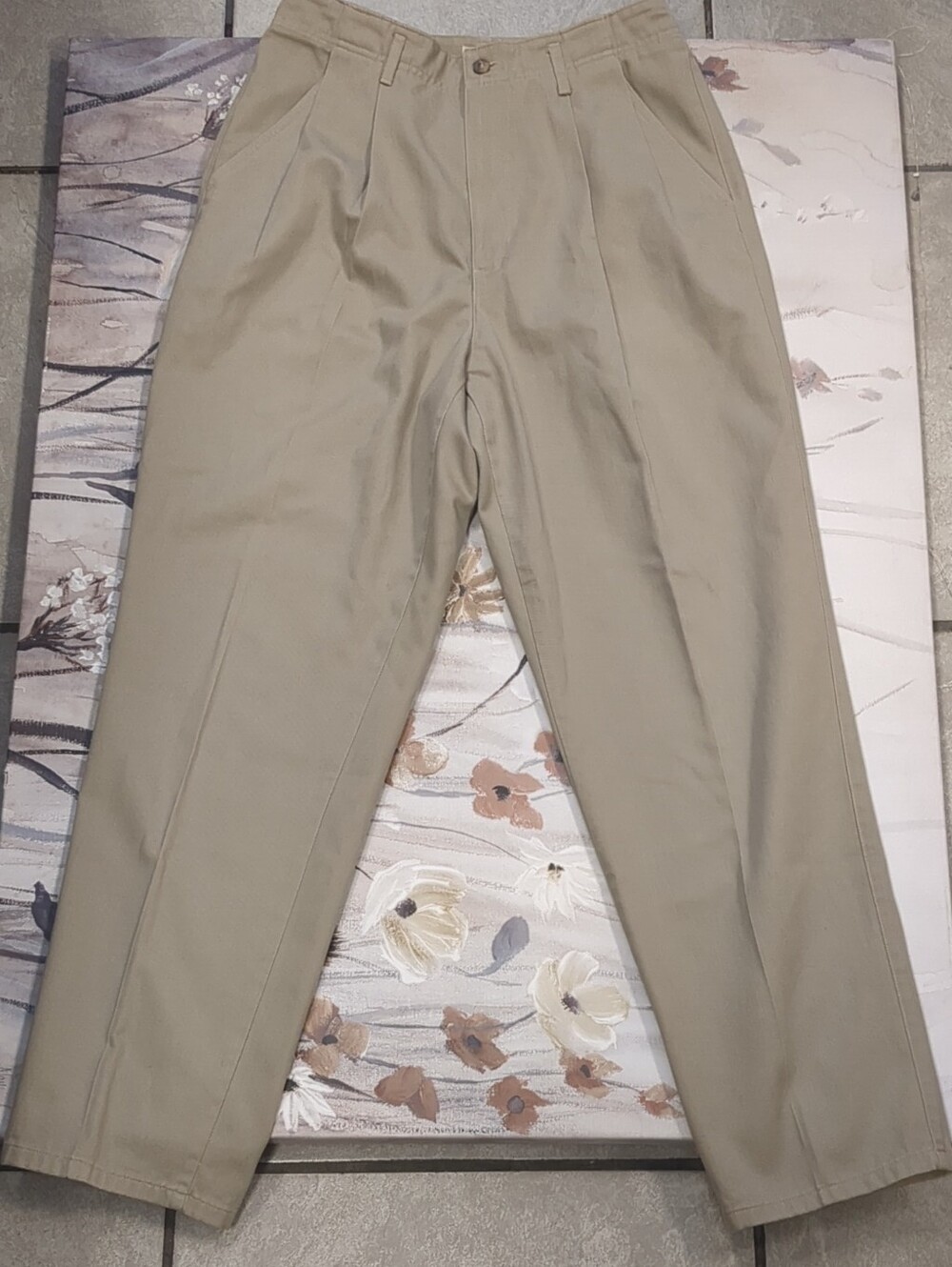 St. John's Bay Khaki Pleated Pants